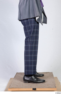  Photos Man in Historical suit 9 19th century Historical clothing blue plaid pants leather shoes lower body 0007.jpg